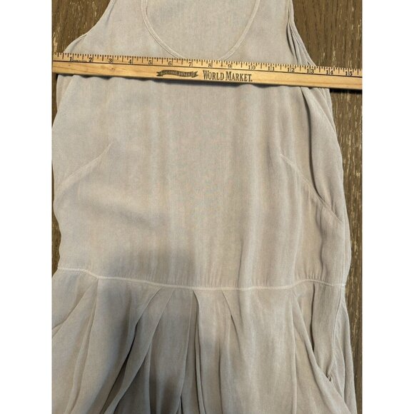 Wilt High Low Drop Waist Gray XS Pocket Tank Drape Layer Bubble Dress Fairy Boho - Picture 4 of 14